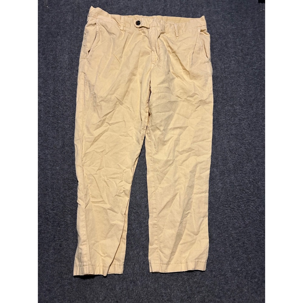Spier mackay handmade pants Fit 36X26 (tag 38) linen cotton blend contemporary